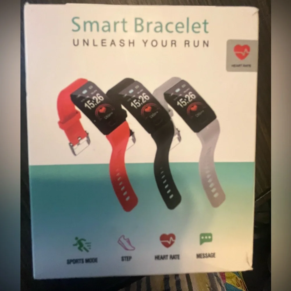 NWT Smart Bracelet Fitness Tracker - Black
